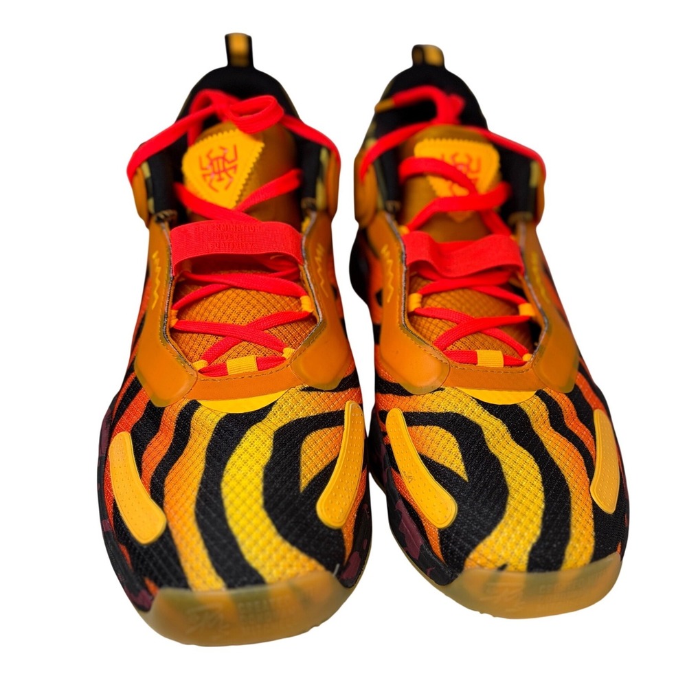 Adidas DON Issue 3 Basketball Shoes‎ Mens NEW14.5 Orange  Tiger Stripe GX9852
